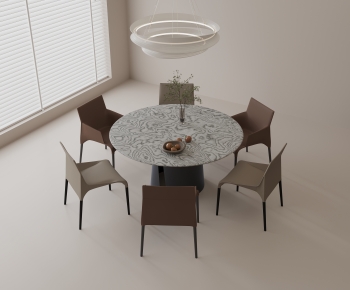 Modern Dining Table And Chairs-ID:413917063