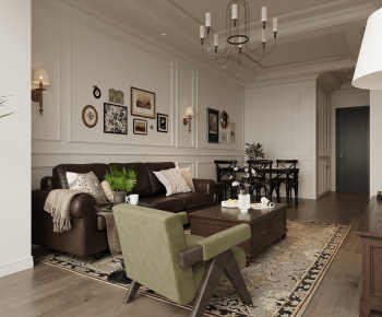 French Style A Living Room-ID:731900937