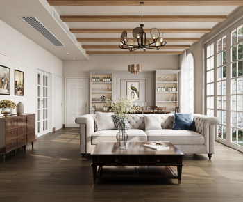 American Style A Living Room-ID:889250992