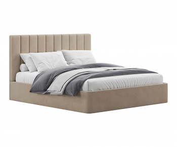 Modern Double Bed-ID:550901897