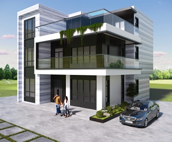 Modern Detached Villa-ID:198376899