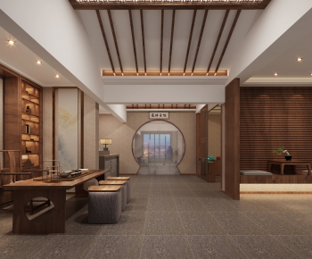 New Chinese Style Teahouse Tea House-ID:337497951