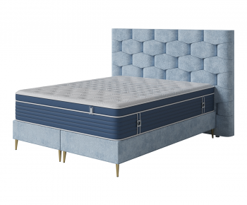 Modern Double Bed-ID:403737079