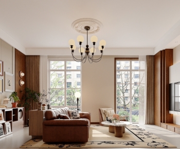 French Style A Living Room-ID:397799024