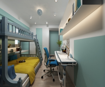 Modern Boy's Room And Son's Room-ID:211688041