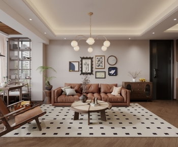 French Style A Living Room-ID:419567111