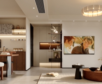 Modern A Living Room-ID:803844935