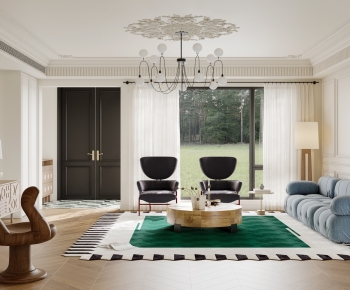 French Style A Living Room-ID:934318073