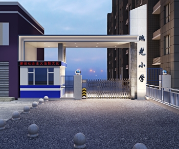 Modern Facade Element-ID:465893036