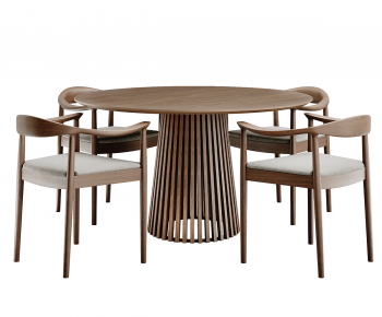 Nordic Style Dining Table And Chairs-ID:116009002