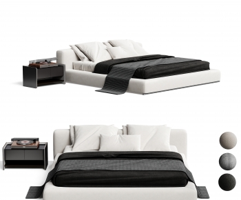 Modern Double Bed-ID:450757034