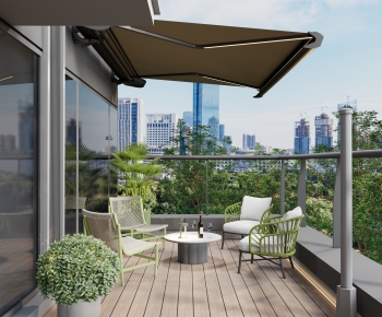 Modern Leisure Balcony-ID:253340015