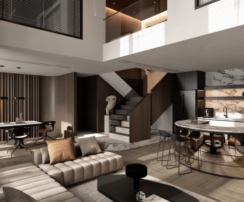 Modern A Living Room-ID:558160077