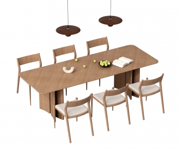 Modern Dining Table And Chairs-ID:296230088