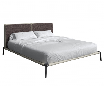 Modern Double Bed-ID:587275031