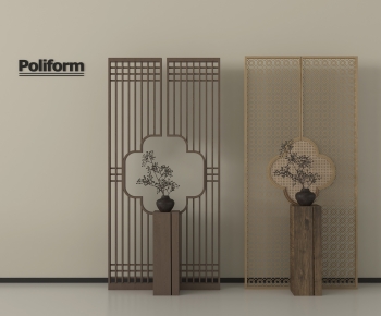 New Chinese Style Wooden Screen Partition-ID:104643112