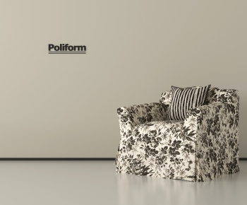 French Style Single Sofa-ID:421773913