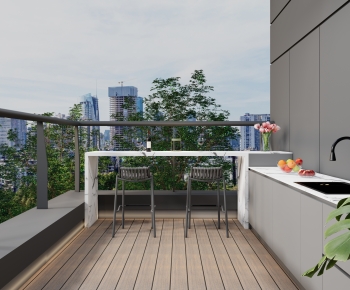 Modern Leisure Balcony-ID:727157124