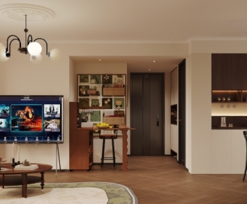 French Style A Living Room-ID:443151051