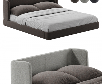 Modern Double Bed-ID:113979108