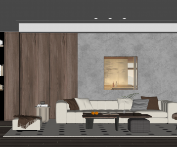 Modern A Living Room-ID:597455984