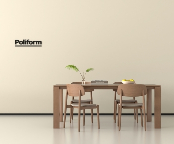 Nordic Style Dining Table And Chairs-ID:906119112