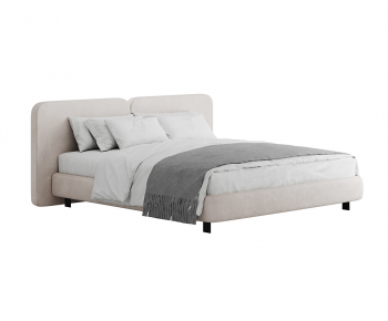 Modern Double Bed-ID:530355935