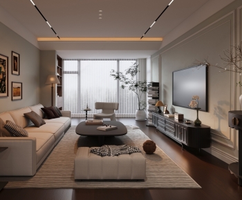 French Style A Living Room-ID:807786944