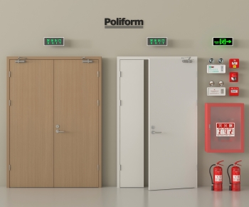 Modern Fire Door-ID:397316934