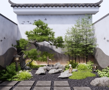 New Chinese Style Courtyard/landscape-ID:588511946