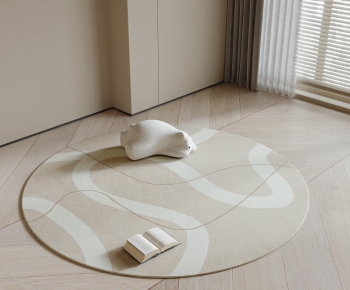 Modern Circular Carpet-ID:145099253