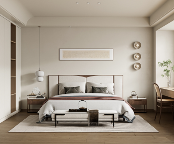 New Chinese Style Bedroom-ID:560250043