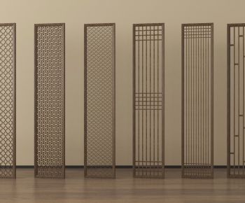 New Chinese Style Wooden Screen Partition-ID:412045007
