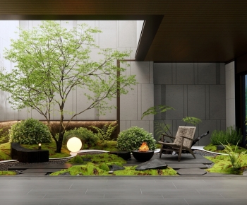 Modern Courtyard/landscape-ID:102059864