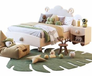 Modern Child's Bed-ID:983351958