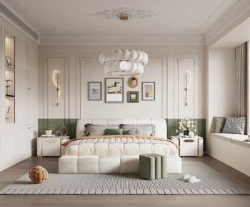 French Style Bedroom-ID:173687936