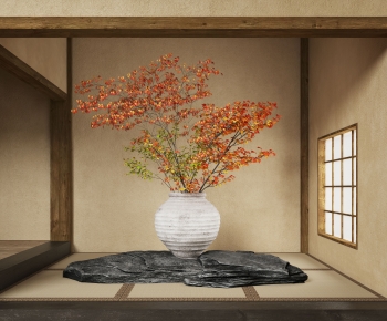 Wabi-sabi Style Flowers-ID:451699028