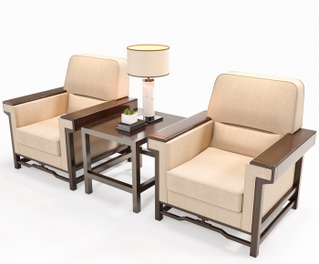 New Chinese Style Single Sofa-ID:218029981