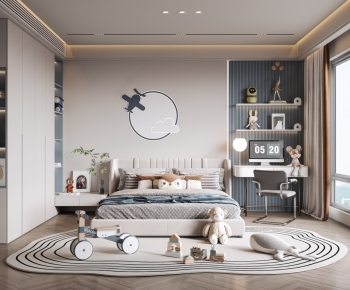 Modern Boy's Room And Son's Room-ID:768044954