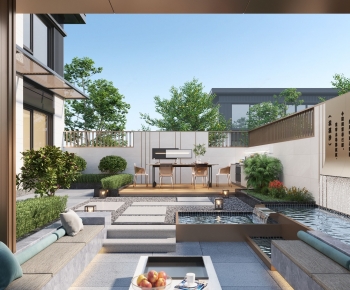 Modern Courtyard/landscape-ID:193347932