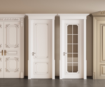 French Style Single Door-ID:635677103