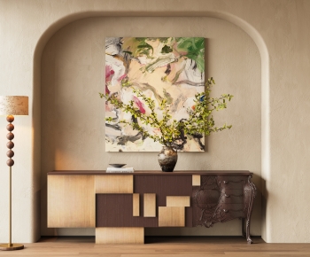 Modern Entrance Cabinet-ID:744635117