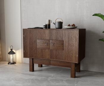 Retro Style Entrance Cabinet-ID:488756901