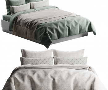 Modern Double Bed-ID:747800111