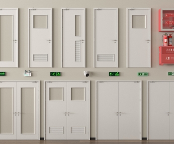 Modern Fire Door-ID:854439977