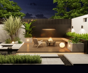 Modern Courtyard/landscape-ID:872004031