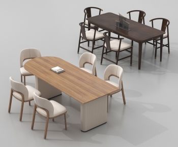 Modern Dining Table And Chairs-ID:414411074