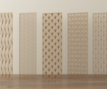 New Chinese Style Metal Screen Partition-ID:225454093