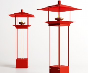 New Chinese Style Floor Lamp-ID:340459111