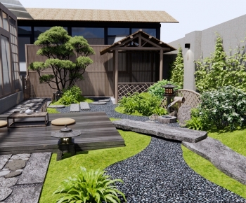 Japanese Style Courtyard/landscape-ID:161515955